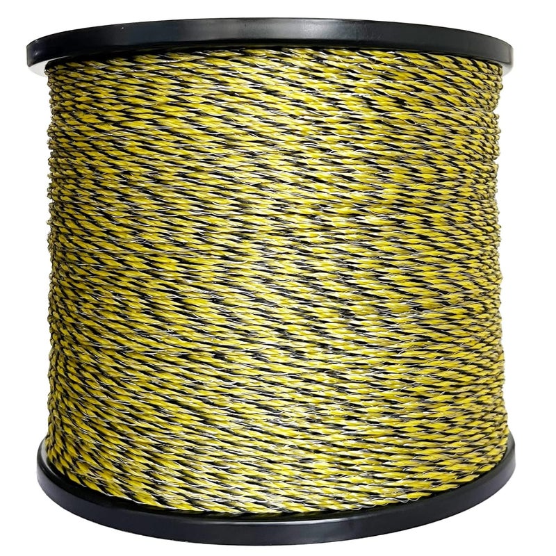 YCFERESY Upgraded Electric Fence Polywire 3366 Feet 1026 Meters, 6 Stainless Steel Strands for Reliable Conductivity and Rust Resistance, Portable Electric Fencing,UV, Rust Resistant - Image 3